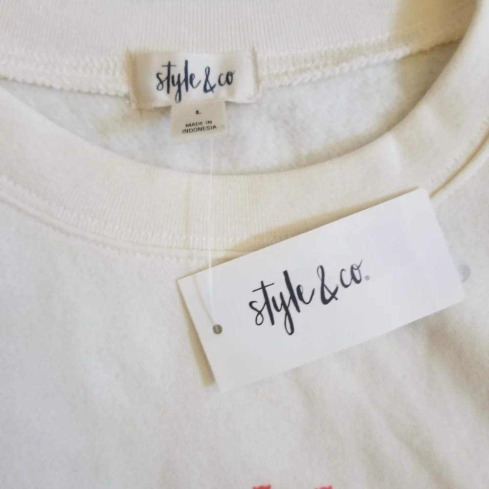 Style & Co Women's Sweatshirt Size L - Picture 2 of 13